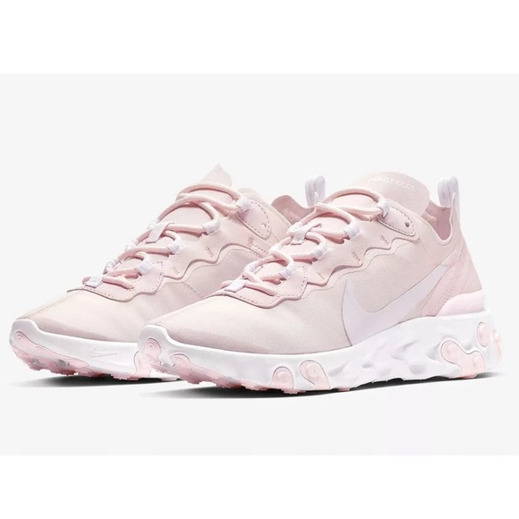 pink nike react element 55